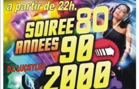 SOIRÉE ANNÉES 80-90-2000