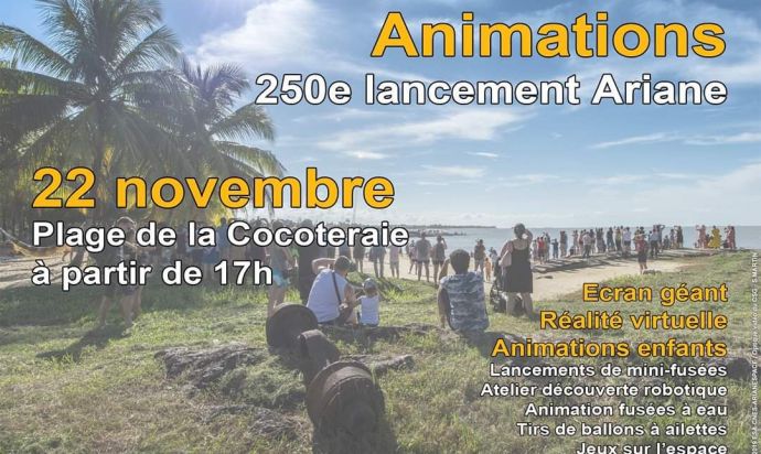 ANIMATIONS 250ème LANCEMENT ARIANE